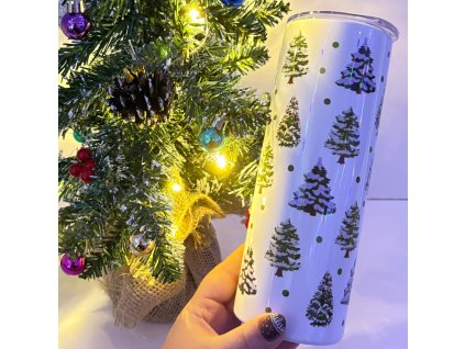 Stromečky se sněhem