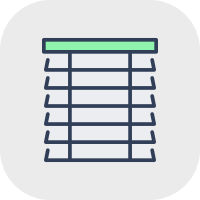 Široký sortiment stínění