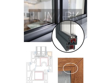 Plastic window - Single-leaf window (opening, tilting)