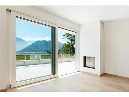 Single-leaf balcony doors (opening, folding)