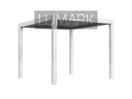 Pergola ZEUS P8-3A extrem weiß 3x3m elektrisch