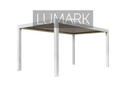 Pergola ZEUS P8-3C extrem weiß 3x5m elektrisch