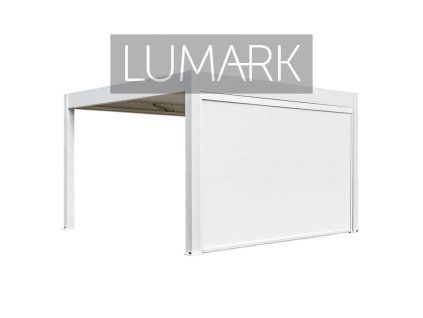 Pergola ZEUS screen roleta S8B bílá 4m elektrická