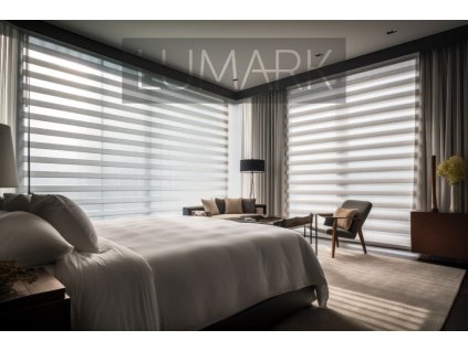 Day Night Jazz 17 textile roller blind