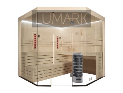 Valhalla Sauna 1201A Pappelholz