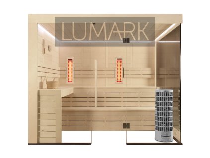 Sauna Helios Infra kombi E1205A-IR Topol