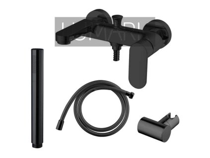 Granada 951728 black matte bathtub mixer.