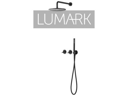 Sprchový set Tropic D 910758 černá 15cm matná