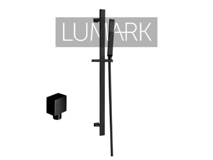 Shower set Aureot 870408-2 black