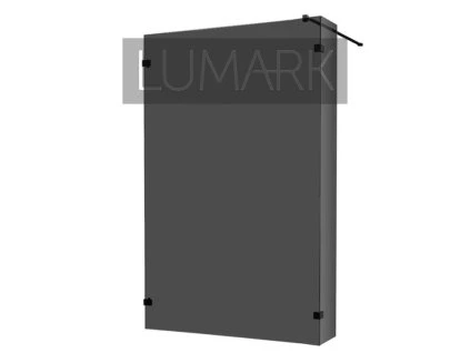 Duschwand Bella-Wallk in LY1401-B schwarz