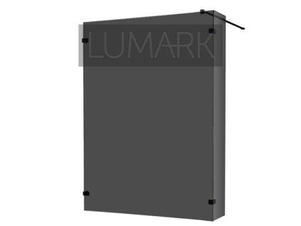 Shower wall Bella-Wallk in LY1501-B black