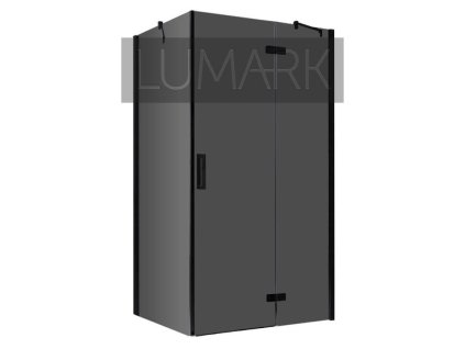 Duschkabine Rahmen LBS1205-B schwarz