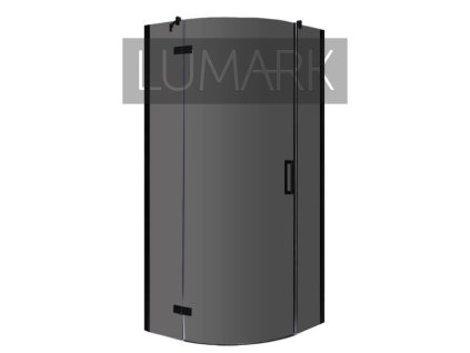 Framed shower enclosure LBR1006-B black
