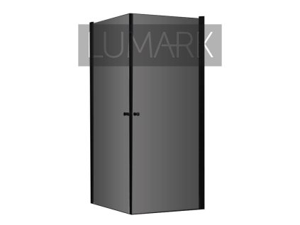 Framed shower enclosure LCS0900-B black