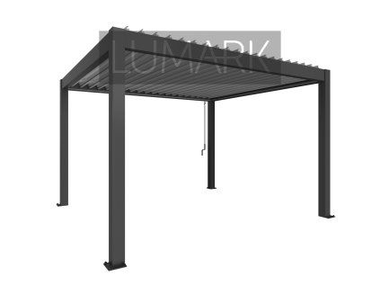 9003414922341 Pergola 4x3,5 dunkelgrau Lam silber Rendering