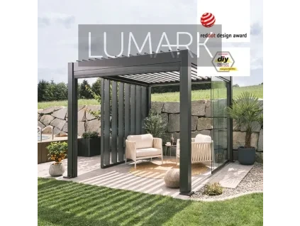 9003414922167 Pergola 3x3 dunkelgrau Lam dunkelgrau Sujet RedDot.aad057d1