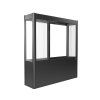 B140950 florentina 2x0,5 MAXI dunkelgrau offen Rendering1 web