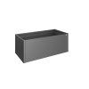 65015 hochbeet 2x1 dunkelgrau