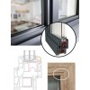 Plastic window - Double-leaf window (opening, tilting)