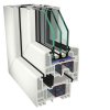 Plastic window - Double-leaf window (opening, tilting)