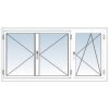Plastic window - Three-part window (opening, tilting)