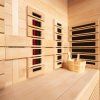 Sauna Helios Infra 1250A bez ohřívače jedle kanadská
