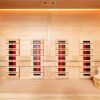 Sauna Helios Infra 1250A bez ohřívače jedle kanadská
