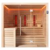 Sauna Helios Infra combi E1612C-IR Canadian fir