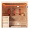 Sauna Helios Infra kombi E1612C-IR jedle kanadská