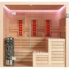 Sauna Helios Infra combi E1613C-IR Canadian fir