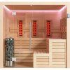 Sauna Helios Infra kombi E1613C-IR jedle kanadská