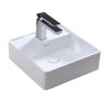 Bellaro sink LC148 white 45x45cm matte