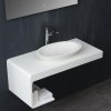 Bellaro Set LQ610-17 left white sink 100x40cm matte