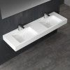Waschbecken Bellaro LP4516 weiß 160x48 glänzend