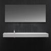 Waschbecken Bellaro LP4516L weiß 160x48cm matt