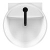 Bellaro LZ250 sink white 40x42cm matte