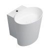 Waschbecken Bellaro LZ253 weiß 50x45cm glänzend