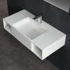 Bellaro LQ710 sink white 100x48cm matte