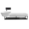 Bellaro LQ651 sink white 120x49cm glossy