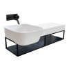 Bellaro LQ651 sink white 120x49cm glossy