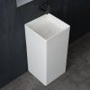Waschbecken Bellaro LZ507 weiß 40x40cm glänzend