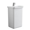 Bellaro LZ518 white standing sink 52x45cm matte