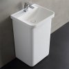 Bellaro LZ518 white standing sink 52x45cm matte