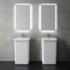 Bellaro LZ518 white standing sink 52x45cm matte