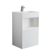 Bellaro LZ517 white standing sink 50x45cm matte