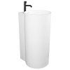 Bellaro LZ550 white standing sink 42x54cm matte