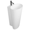 Bellaro LZ551 white standing sink 50x45cm matte