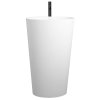 Bellaro LZ551 white standing sink 50x45cm matte