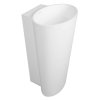 Bellaro LZ551 white standing sink 50x45cm matte