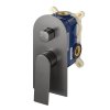 Built-in shower mixer Arigo 971769 matte graphite
